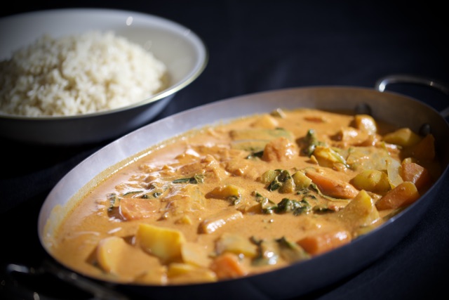 Vins Sauvagine Curry rouge de legumes